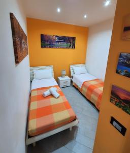 A bed or beds in a room at B&B Rampante