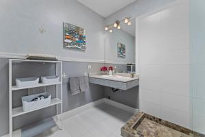 Koupelna v ubytování Evergreen Villa