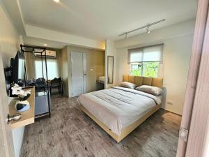 Kuchyň nebo kuchyňský kout v ubytování โรงแรมดีรูม D Room