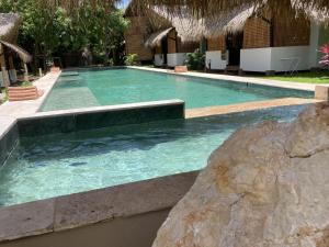 Bazén v ubytování LA QUEBRADA ECO LODGE Hotel Boutique nebo v jeho okolí
