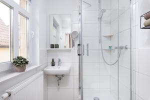 Koupelna v ubytování Hotel zur Traube + 37 fotografií