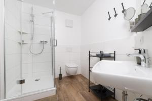 Koupelna v ubytování Hotel zur Traube