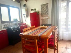 Kuchyň nebo kuchyňský kout v ubytování Olmué, cabaña + 18 fotografií