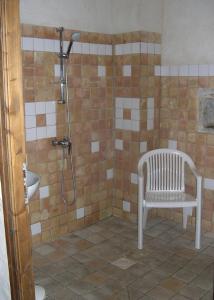 Een badkamer bij La bergerie
