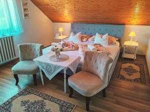 Posteľ alebo postele v izbe v ubytovaní Elisoria Apartments