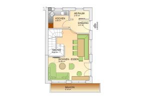 Plán poschodí v ubytovaní Ferienhaus Patrick
