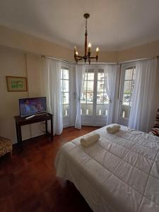 Postel nebo postele na pokoji v ubytování DESCANSO IDEAL "con Estilo"