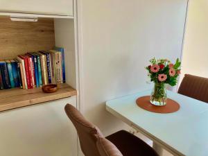 Die Bibliothek in der Ferienwohnung