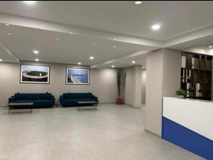 Χώρος καθιστικού στο Crystal Resort