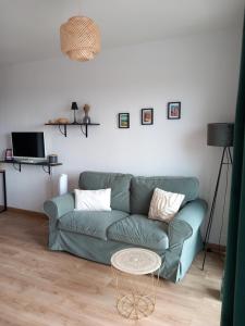 Χώρος καθιστικού στο En baronnies charmant studio avec balcon et parking