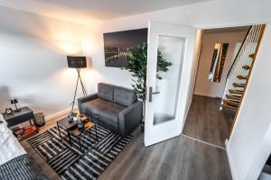 Posezení v ubytování Stern Blick - Maisonette, Balkon, zentral in Bremen