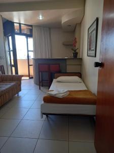 Cama ou camas em um quarto em Cheverny Apart Hotel