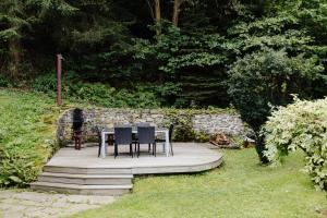 Vonkajšia záhrada v ubytovaní Forest View Cottage