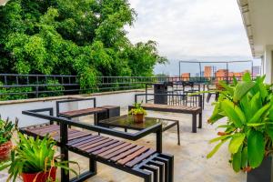 Balkón nebo terasa v ubytování Ayenda 1228 Balcones de la 70