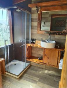 Ένα μπάνιο στο Hosteria El Durazno