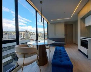 Χώρος καθιστικού στο Luxury Penthouse Suite in La Carolina