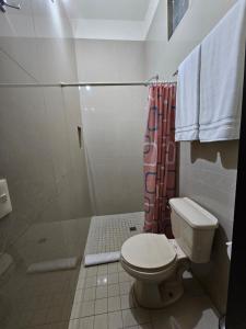 Koupelna v ubytování Hotel Maria Elena
