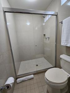 Koupelna v ubytování Hotel Maria Elena