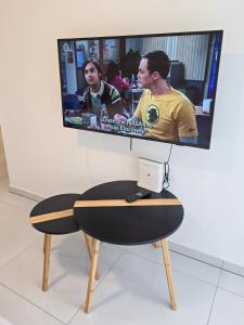 TV a/nebo společenská místnost v ubytování Green Diamond