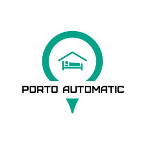 un pointeur vers une maison avec le portail de texte automatique dans l'établissement Porto Automatic, à Porto