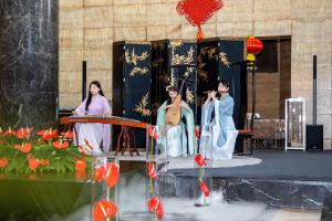a group of people on a stage in a performance at InterContinental Century City Chengdu in Chengdu +177 photos