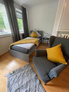 Khu vực ghế ngồi tại City Apartment 4 Krefeld 20km DUS Airport