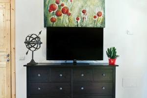 TV a/nebo společenská místnost v ubytování B&B Cuor Di Lavanda