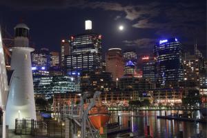 Nespecifikovaný výhled na destinaci Sydney nebo výhled na město při pohledu z penzionu