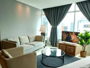 Posezení v ubytování Stella Maison KLCC + 37 fotografií
