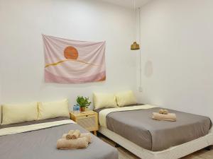 Postel nebo postele na pokoji v ubytování Vevy House - Homestay in Town