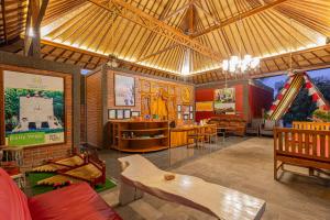 Χώρος καθιστικού στο Taman Bidadari Eco Wellness