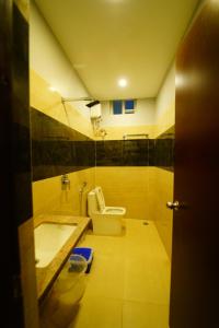 Koupelna v ubytování Hotel Ishta