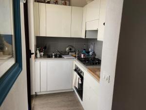 Kuchyňa alebo kuchynka v ubytovaní maison de sirenes