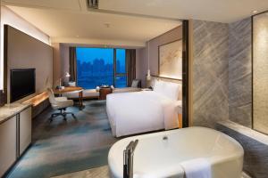 TV o dispositivi per l'intrattenimento presso Hilton Quanzhou Riverside