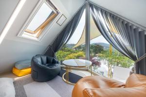 Χώρος καθιστικού στο Hongseong Neulbo Pension