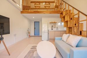 Posezení v ubytování Gyeongju Edis Poolvilla