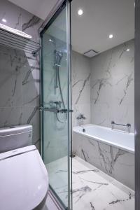 Koupelna v ubytování K Hotel Taipei II