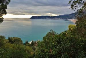 a view of a large body of water at Hotel Badano sul Mare in Alassio
