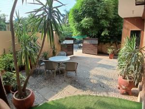 O grădină în afara New Chancery Hotel 77-k