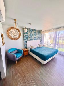 Voodi või voodid majutusasutuse CAPAO Beach Hôtel toas