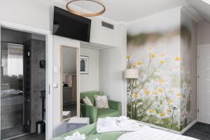 Postel nebo postele na pokoji v ubytování Villa Bérc