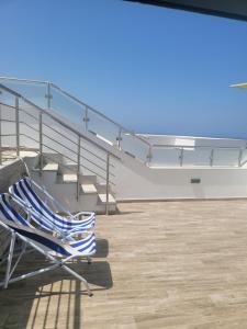 Balkon oz. terasa v nastanitvi Appartement avec piscine vue sur mer