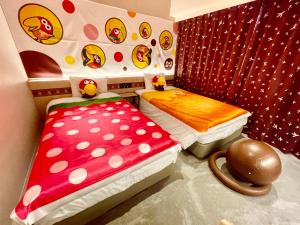 Cama ou camas em um quarto em Henn na Hotel Premier Nara