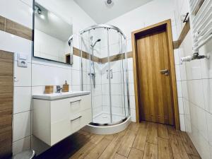 Kúpeľňa v ubytovaní Apartamenty Pruskie