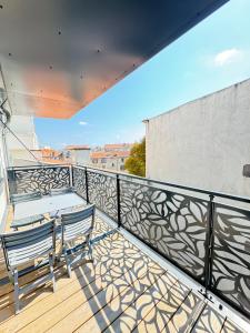 Balkon lub taras w obiekcie F3 Centre- Ville Lafayette avec garage