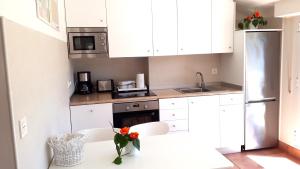 Kuchyň nebo kuchyňský kout v ubytování alaia apartamento