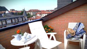 Balkón nebo terasa v ubytování alaia apartamento