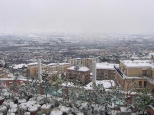 Grande Albergo Abruzzo v zime