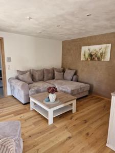 Posezení v ubytování Ferienwohnung Lauber