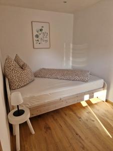 Postel nebo postele na pokoji v ubytování Ferienwohnung Lauber